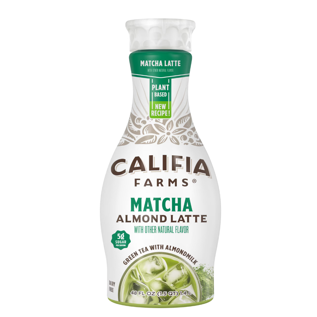 Califia Bebida Vegetal de Almendra Latte Matcha 1.4 Litros