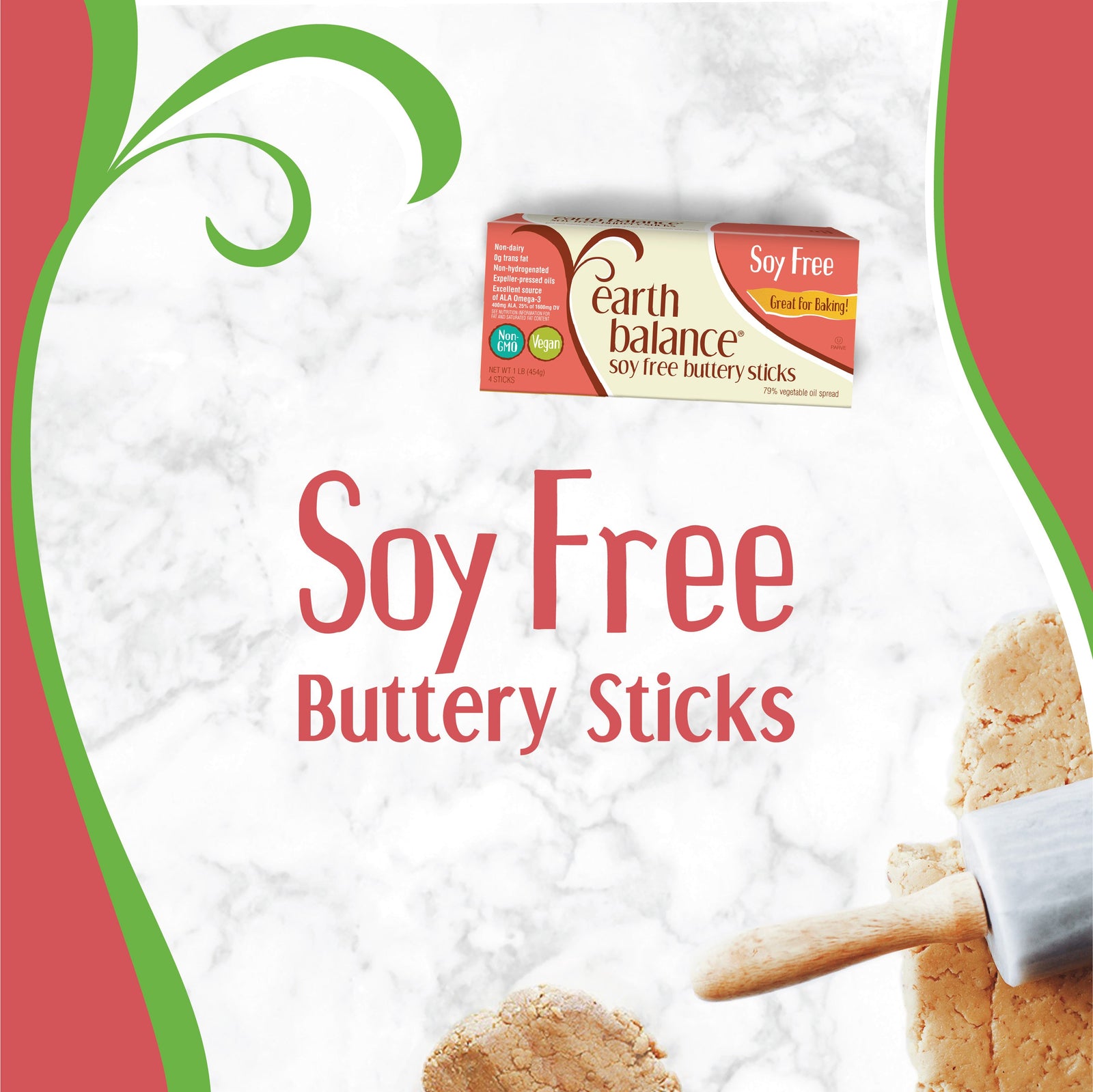 Pack 2x1 Mantequilla Earth Balance sin Soya en Barra