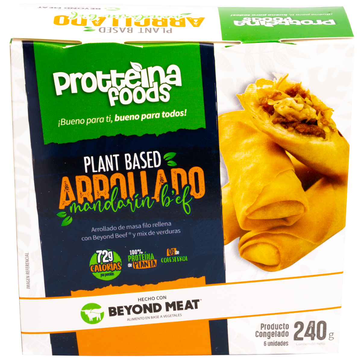 Arrollados Mandarin Be&#39;f Protteina Foods