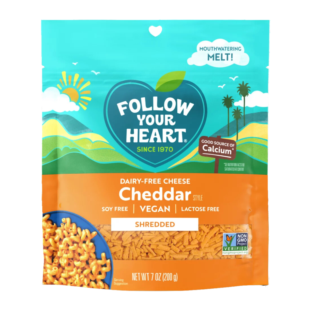 Follow Your Heart Cheddar Finely Shredded