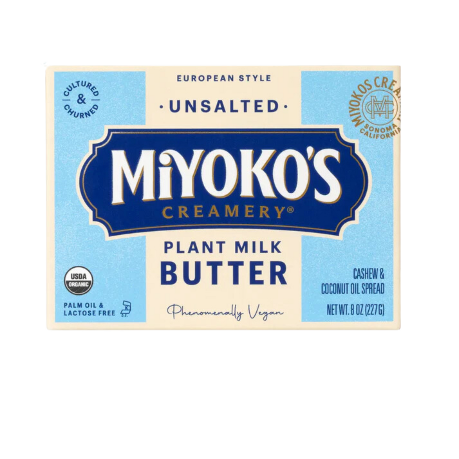 MIYOKOS Cultured Vegan sin sal Butter (227g)