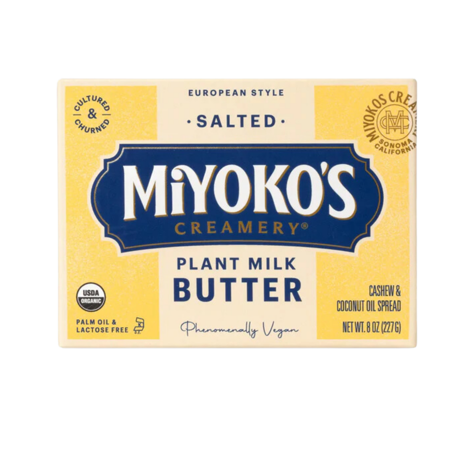 MIYOKOS Cultured European Vegan Butter (227g)