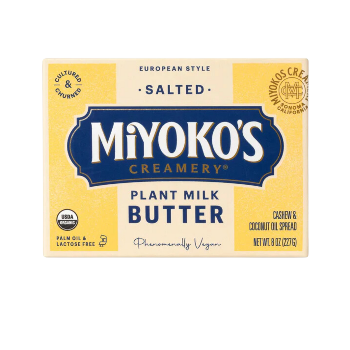MIYOKOS Cultured European Vegan Butter (227g)
