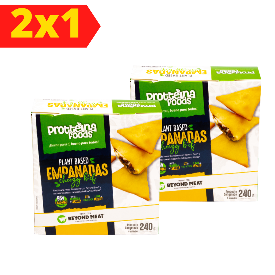 2x1 en Empanadas Cheezy Be'f Protteina Foods