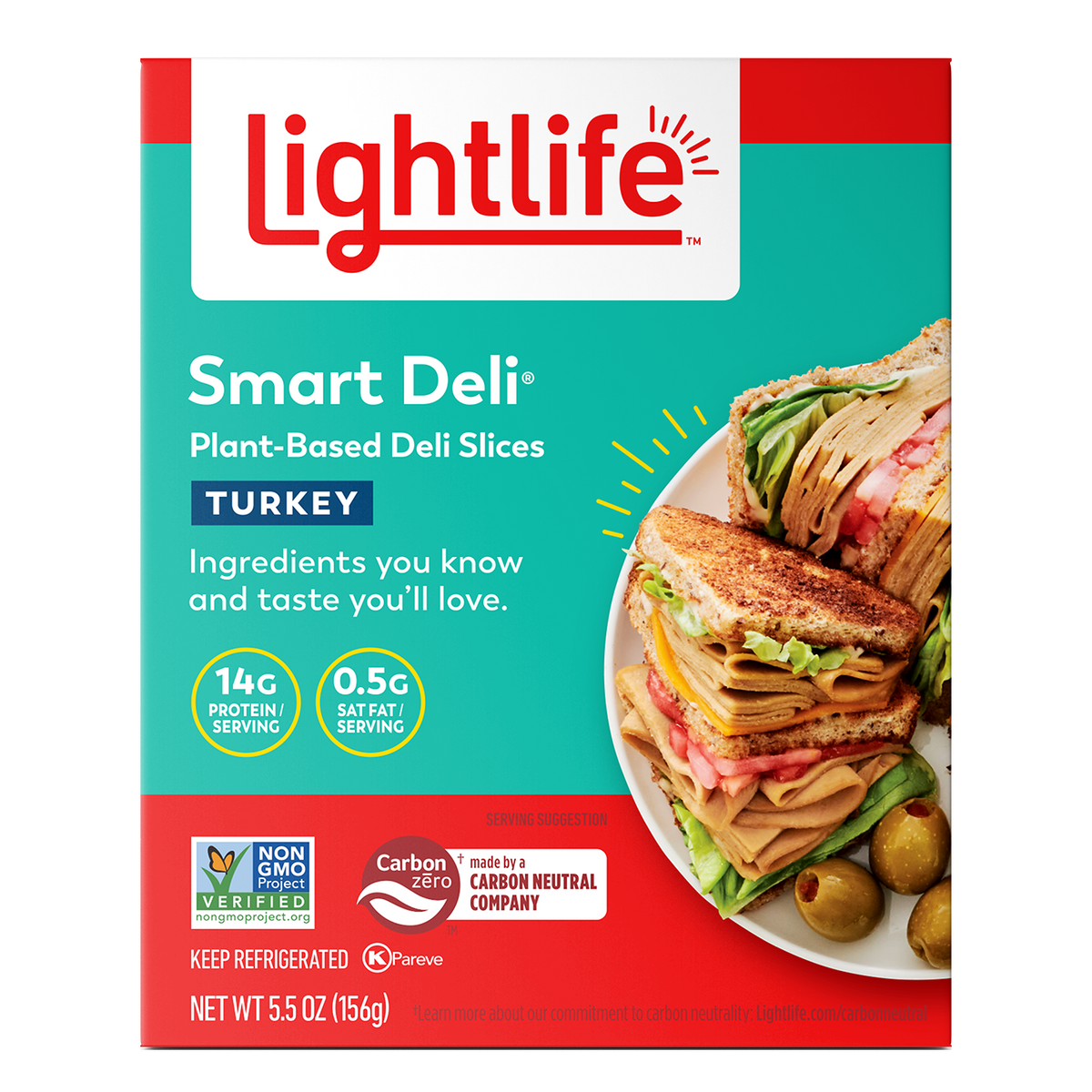 Lightlife Smart Deli Veggie Turkey Slices