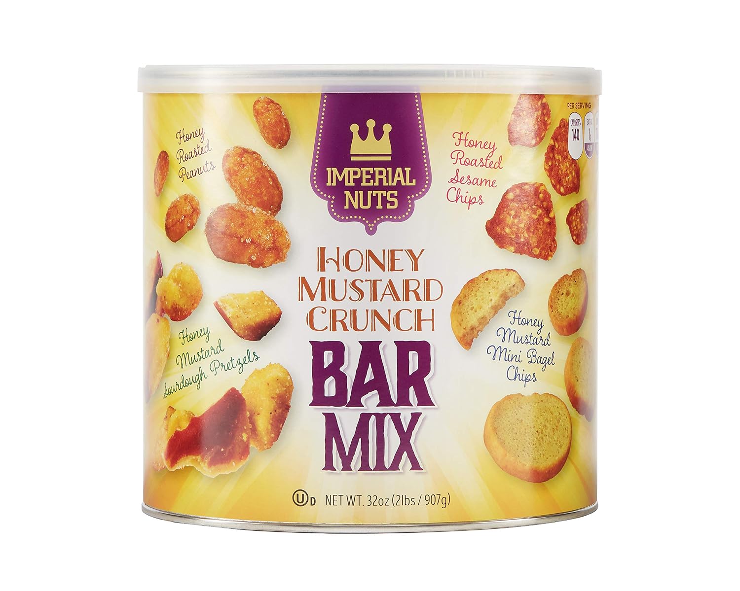 Mix Crunch Miel y Mostaza 539 G - IMPERIAL NUTS