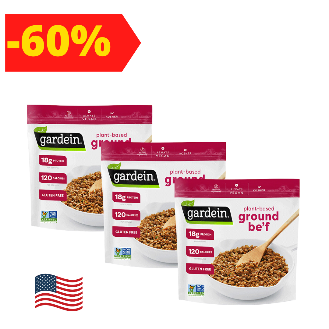 Pack de 3 Gardein Ultimate Beefless Ground