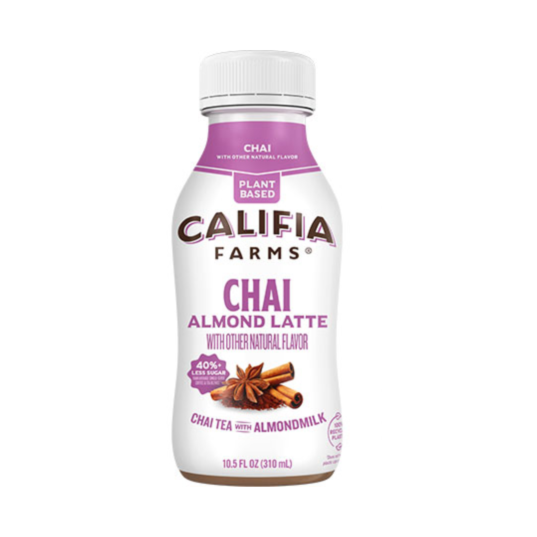 Califia Farms Bebida Vegetal de Almendra Latte y Chai-Canela 310 ml