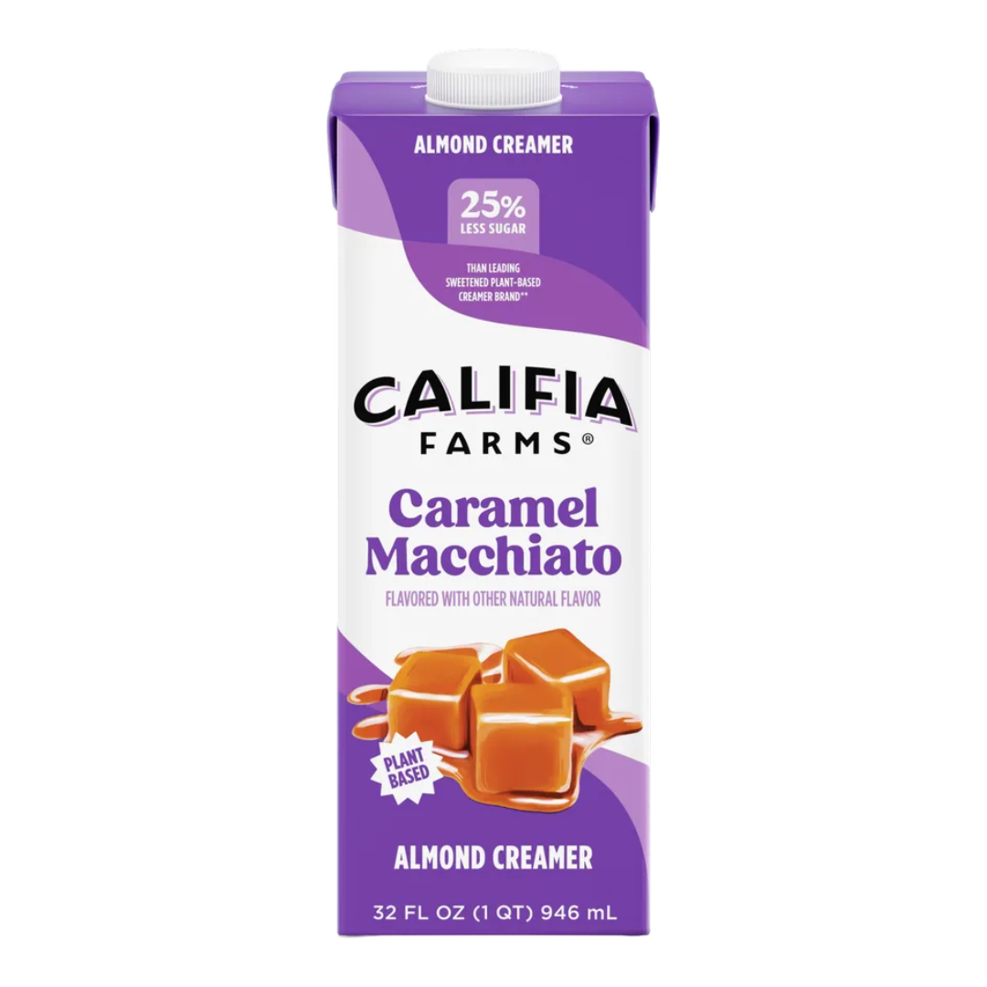 Califia Farms Creamer de Almendra Sabor Caramel Macchiato 946 ml