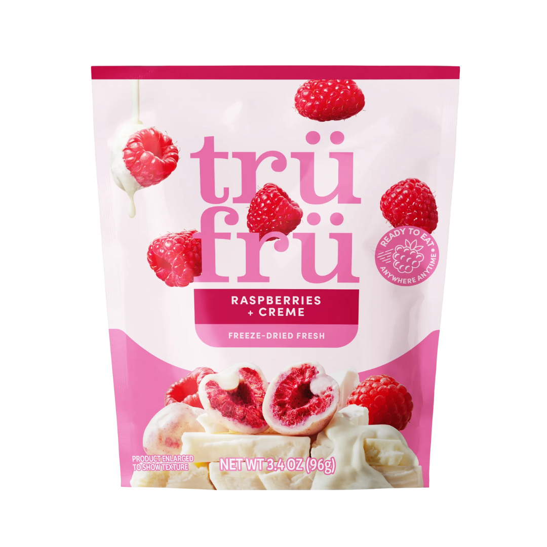 Tru Fru Frambuesas Liofilizadas Con Crema 96g