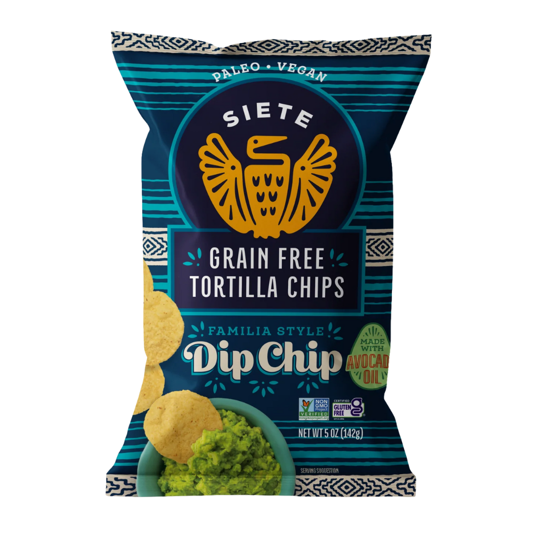 Siete Family Foods Chips Con Salsa 142g