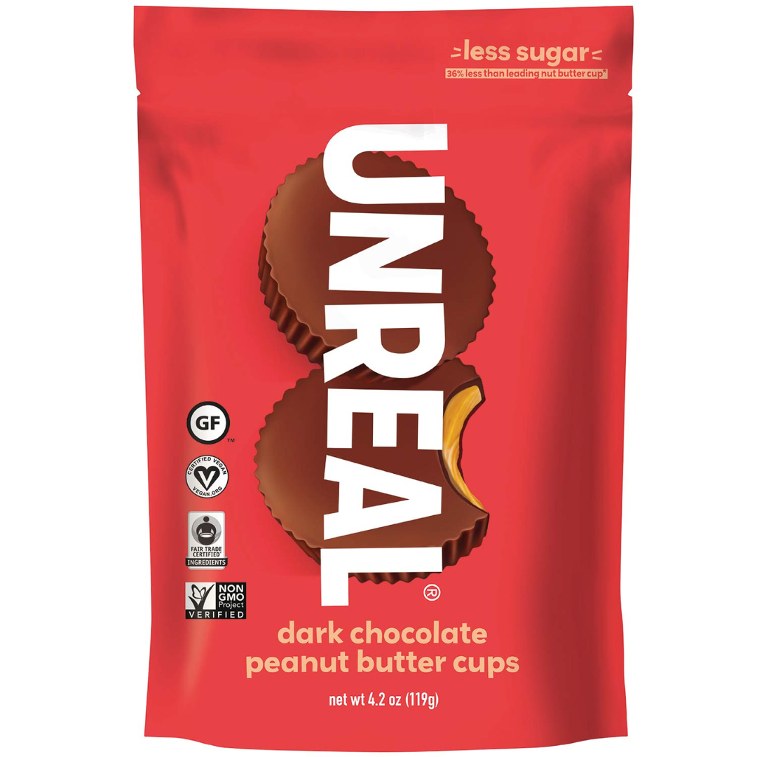 Unreal Bombones De Dark Chocolate y Crema De Mani 119g