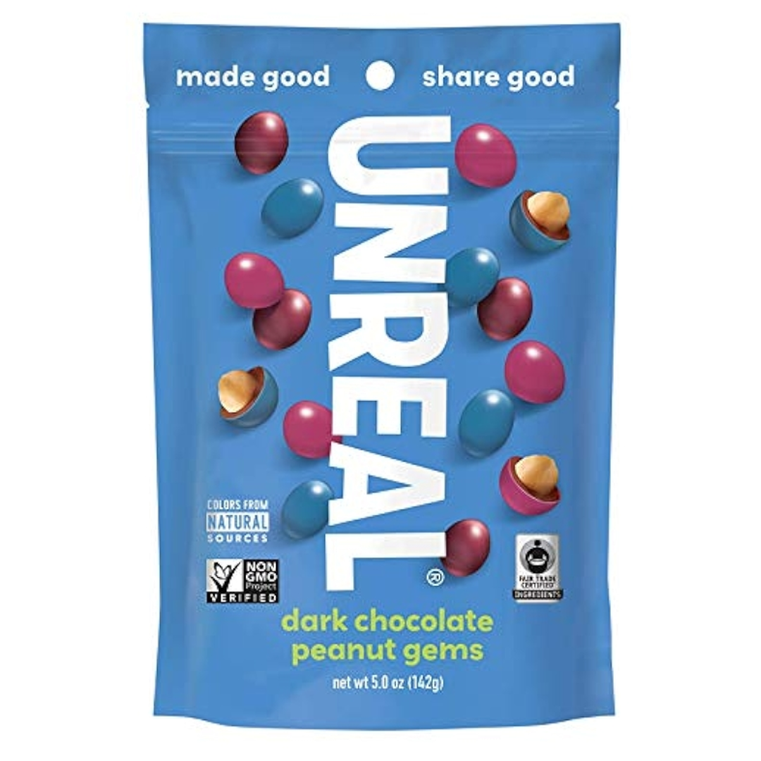 Unreal Dark Chocolate y Maní 142g