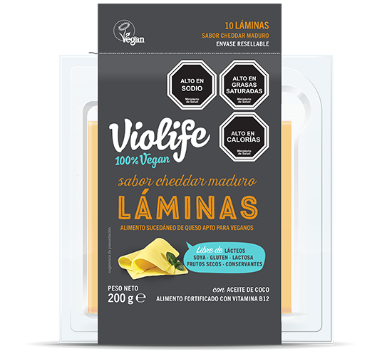 Violife Queso Cheddar Laminado