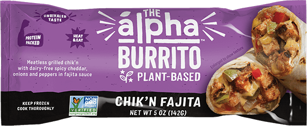 The Alpha Burrito - Chick'n Fajita